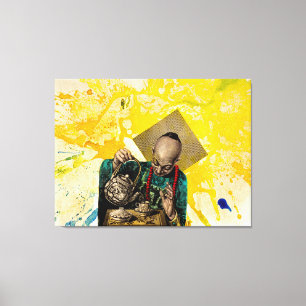 Impressão Em Tela O Tea Man de Michael Moffa