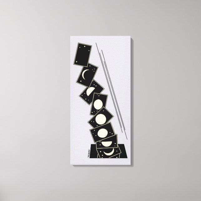 Impressão Em Tela O tempo caindo em um buraco (Frente)