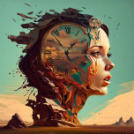 Impressão Em Tela O tempo está em sua mente<br><div class="desc">É tudo um fruto da sua imaginação,  como impostos.</div>