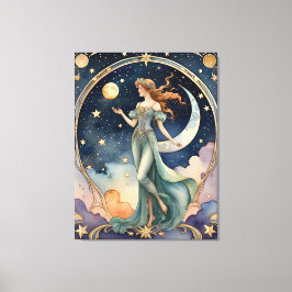 Impressão Em Tela o tolo - pintura tarot