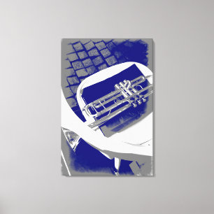 Impressão Em Tela O trompete silencioso