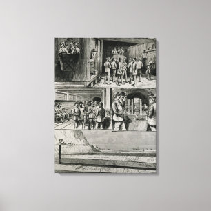 Impressão Em Tela O túnel do Canal da Mancha funciona em Dôvar