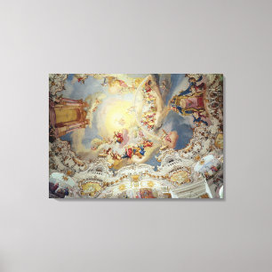 Impressão Em Tela O último julgamento, pintura do teto