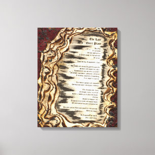 Impressão Em Tela O último lugar quieto