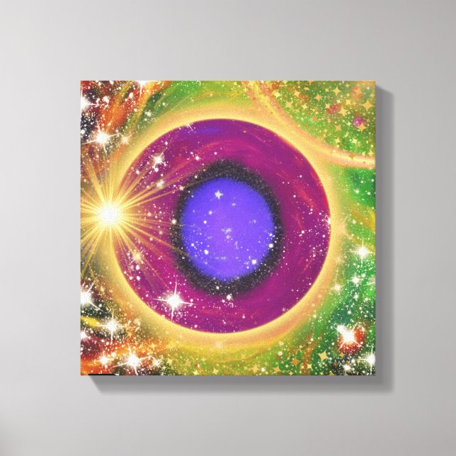 Impressão Em Tela O Universo (Frente)