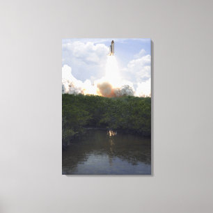 Impressão Em Tela O vaivém espacial Atlantis tira 14