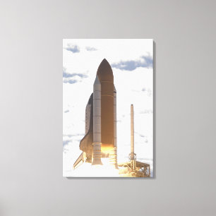 Impressão Em Tela O vaivém espacial Atlantis tira 16