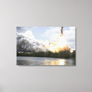 Impressão Em Tela O vaivém espacial Atlantis tira 22