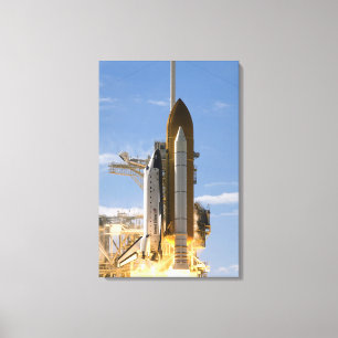 Impressão Em Tela O vaivém espacial Atlantis tira 5