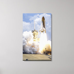 Impressão Em Tela O vaivém espacial Atlantis tira 5