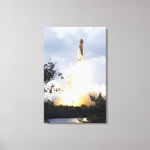 Impressão Em Tela O vaivém espacial Atlantis tira 7