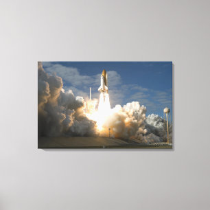 Impressão Em Tela O vaivém espacial Atlantis tira 8
