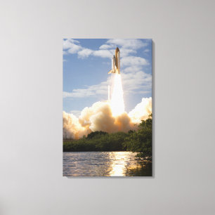 Impressão Em Tela O vaivém espacial Atlantis tira 8