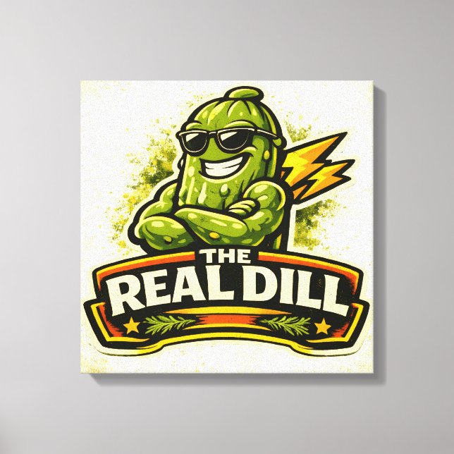 Impressão Em Tela O Verdadeiro Dill - Amantes da Comida (Frente)