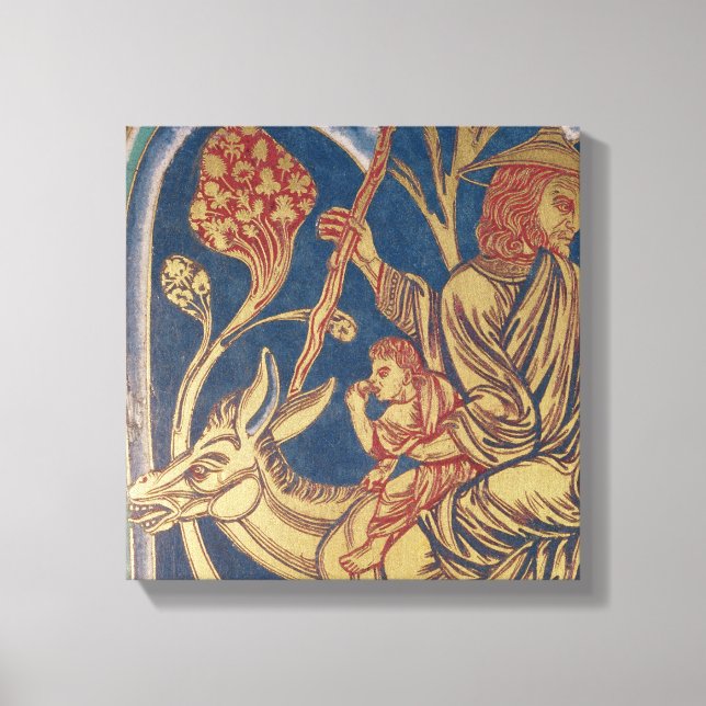 Impressão Em Tela O Verduner Altar, detalhe de uma borda do painel (Frente)