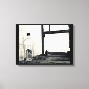 Impressão Em Tela O vintage objeta a arte industrial da parede das