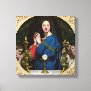 Impressão Em Tela O Virgin do anfitrião, 1854
