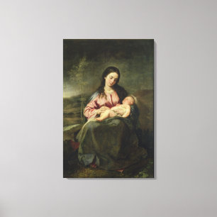 Impressão Em Tela O Virgin e a criança