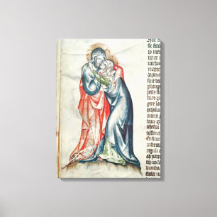 Impressão Em Tela O Virgin e o cristo, da paixão de
