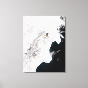 Impressão Em Tela O vulcão Shiveluch no Krai de Kamchatka, Rússia