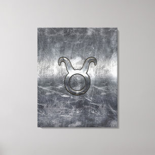 Impressão Em Tela O zodíaco do Taurus assina dentro o estilo