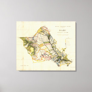 Impressão Em Tela Oahu, Havaí