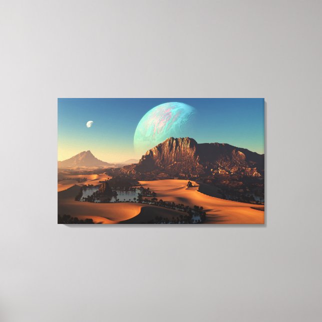 Impressão Em Tela Oasia (Triptych) (Frente)