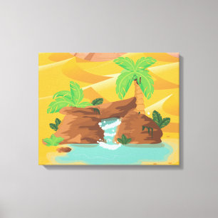 Impressão Em Tela Oasis