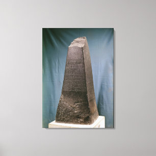 Impressão Em Tela Obelisk de Manishtusu de Susa, c.2270 BC