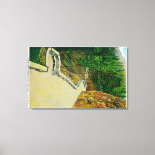 Impressão Em Tela Obervatório do ninho de Eagle no Rio Columbia