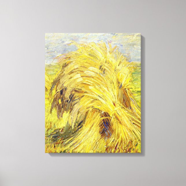 Impressão Em Tela Obra de Franz Marc, Molho de Grão, (Frente)
