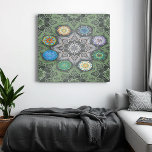 Impressão Em Tela Octo mais brilhante arabesque Pedra verde<br><div class="desc">Apresentando um estilo marroquino de mandala simbolizando o despertar sem fim. Essa arte, com sua rica textura derivada de grãos e cascalho grosseiro, captura a essência da resiliência e da paixão. Feito em papel de arquivo com tintas à base de pigmentos, nossas canvas resistentes ao fade ostentam impressões de Giclee...</div>