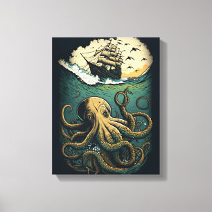 Impressão Em Tela Octopus