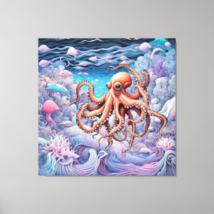 Impressão Em Tela Octopus