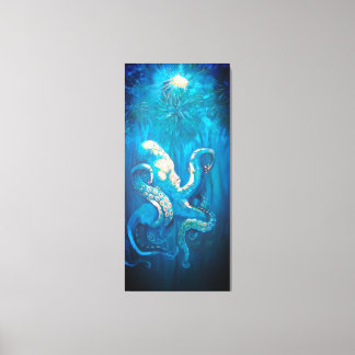 Impressão Em Tela Octopus do ouro