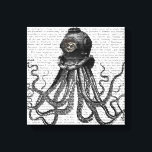 Impressão Em Tela Octopus e Capacete de Mergulho<br><div class="desc">Costeira e tropical</div>