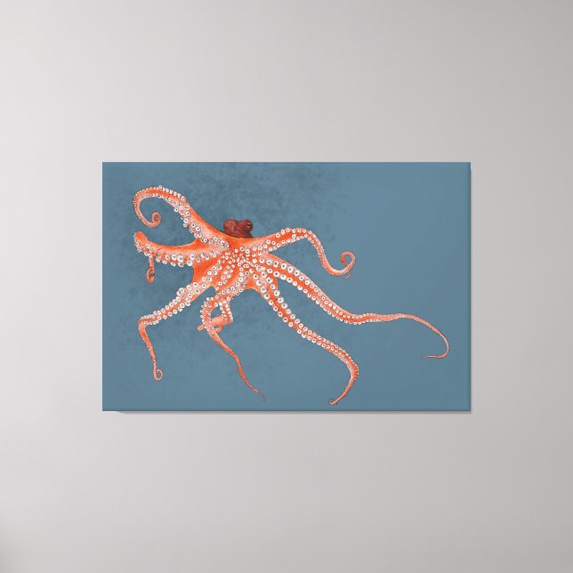 Impressão Em Tela Octopus Hugs (Frente)