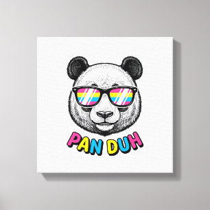 Impressão Em Tela Óculos de Sol Panda Engravamento Vintage Camisa De