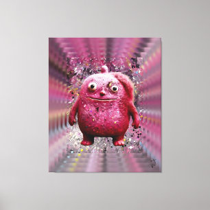 Impressão Em Tela OddFriends - Poster de criação química rosa