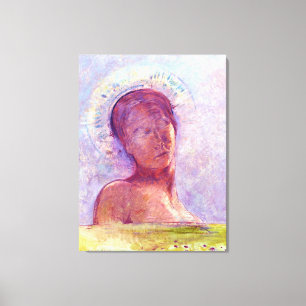Impressão Em Tela Odilon Redon, olhos fechados 1889