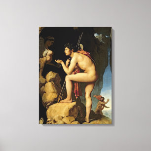 Impressão Em Tela Oedipus e a esfinge, 1808