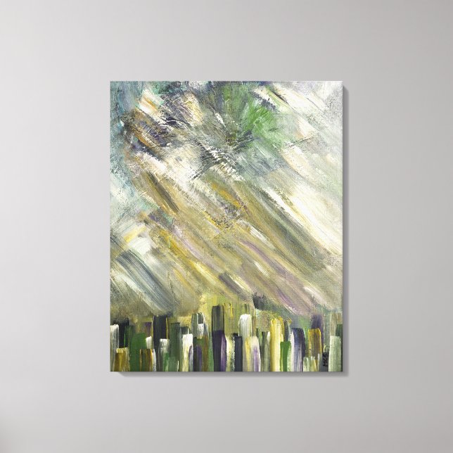 Impressão Em Tela Oferta de abstrato Art para Cinzas modernas modern (Frente)