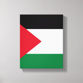 Impressão Em Tela oficialmente pavilhão do Estado da Palestina