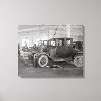 Oficina Mecânica, 1926. Foto Antiga
