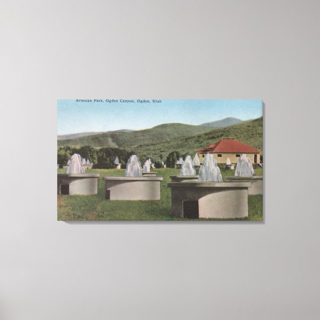 Impressão Em Tela Ogden, UtahView do Artesian ParkOgden, Utah (Frente)