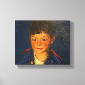 Impressão Em Tela Oil Painting Boy | Zazzle_Growth.