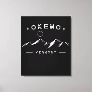 Impressão Em Tela Okemo Montanha Vermont