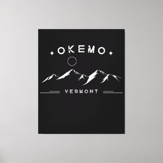 Impressão Em Tela Okemo Montanha Vermont