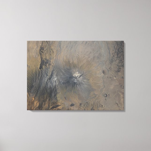 Impressão Em Tela Ol Doinyo Langai na Tanzânia (Frente)