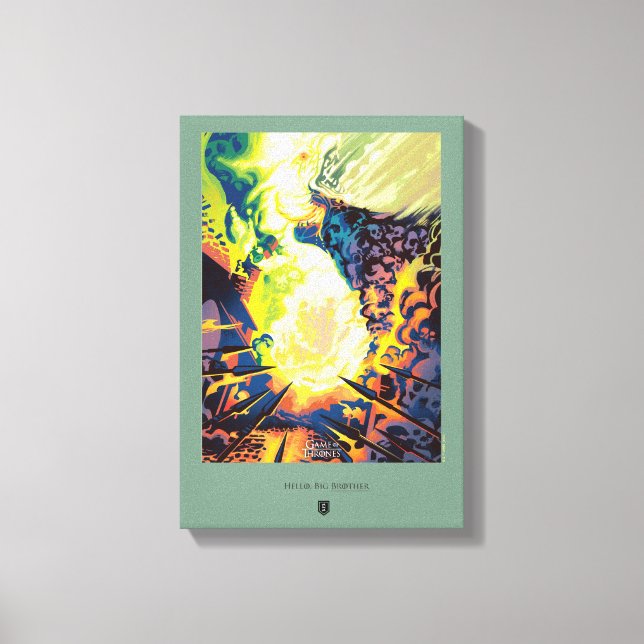 Impressão Em Tela Olá, Big Brother (Frente)